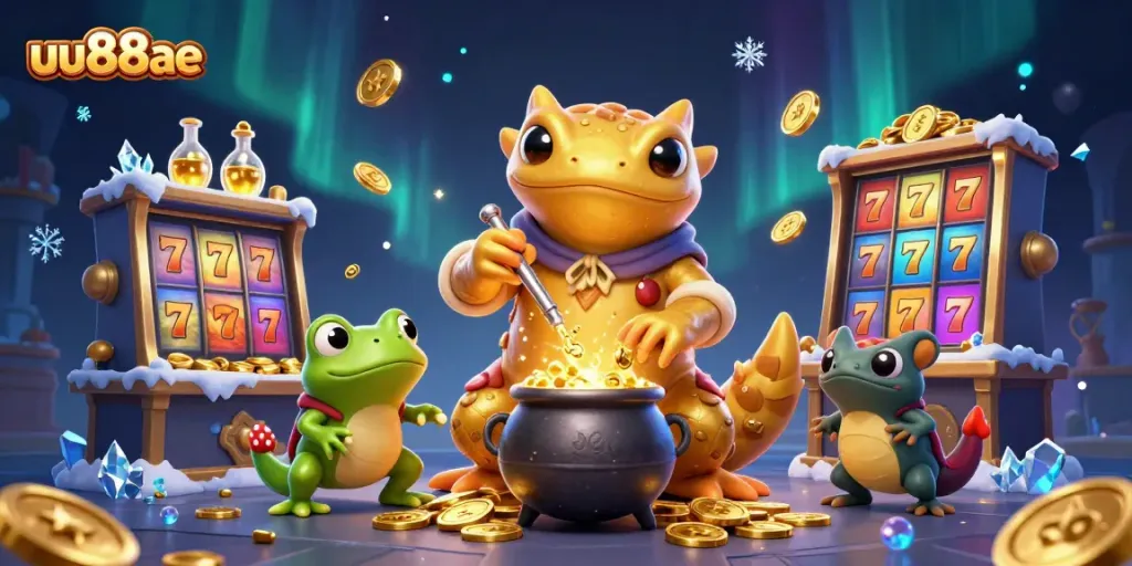 Experience the thrill of gameplay at uu88ae with vibrant slot themes and animated 3D characters.