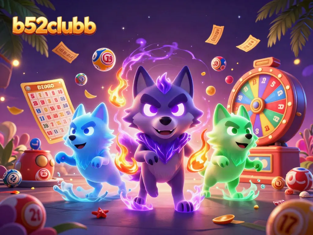 Engage in thrilling games at b52clubb with captivating 3D characters and exciting casino elements.