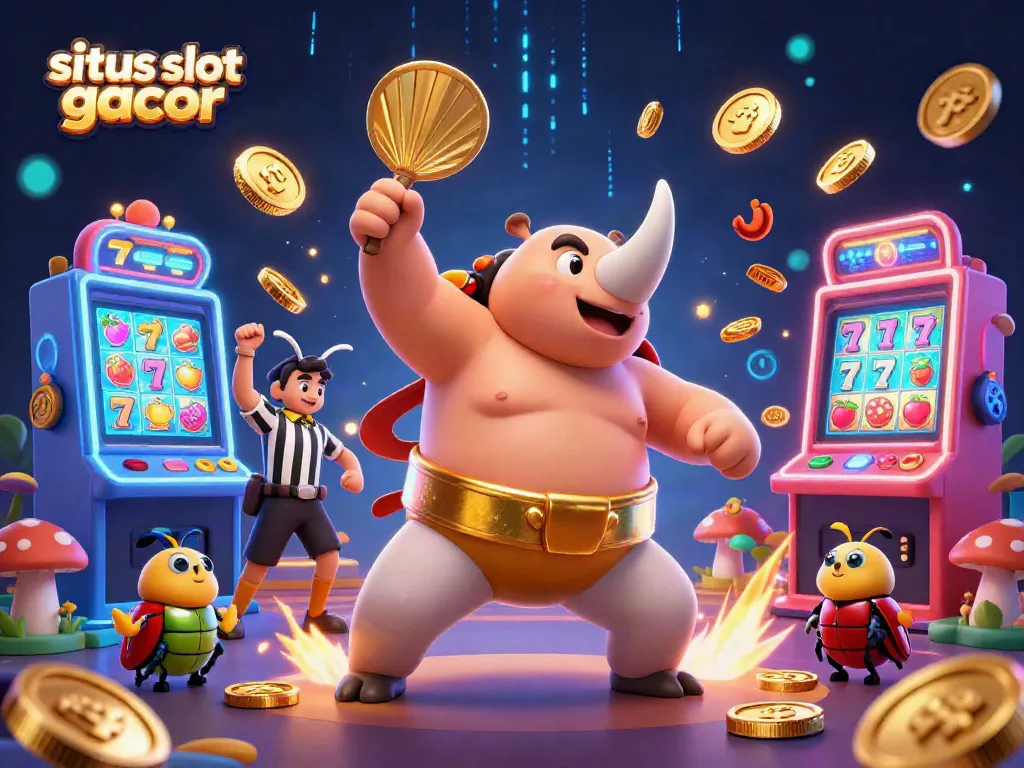 Experience big wins with situs slot gacor showcasing thrilling slot machines and vibrant casino energy.