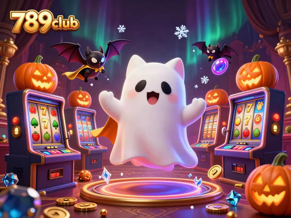 Play your favorite slots at 789club while enjoying a vibrant casino atmosphere filled with ghosts and jackpots.