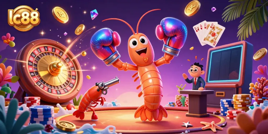 Experience excitement at lc88 casino featuring unique sea-inspired characters and lavish gaming elements.