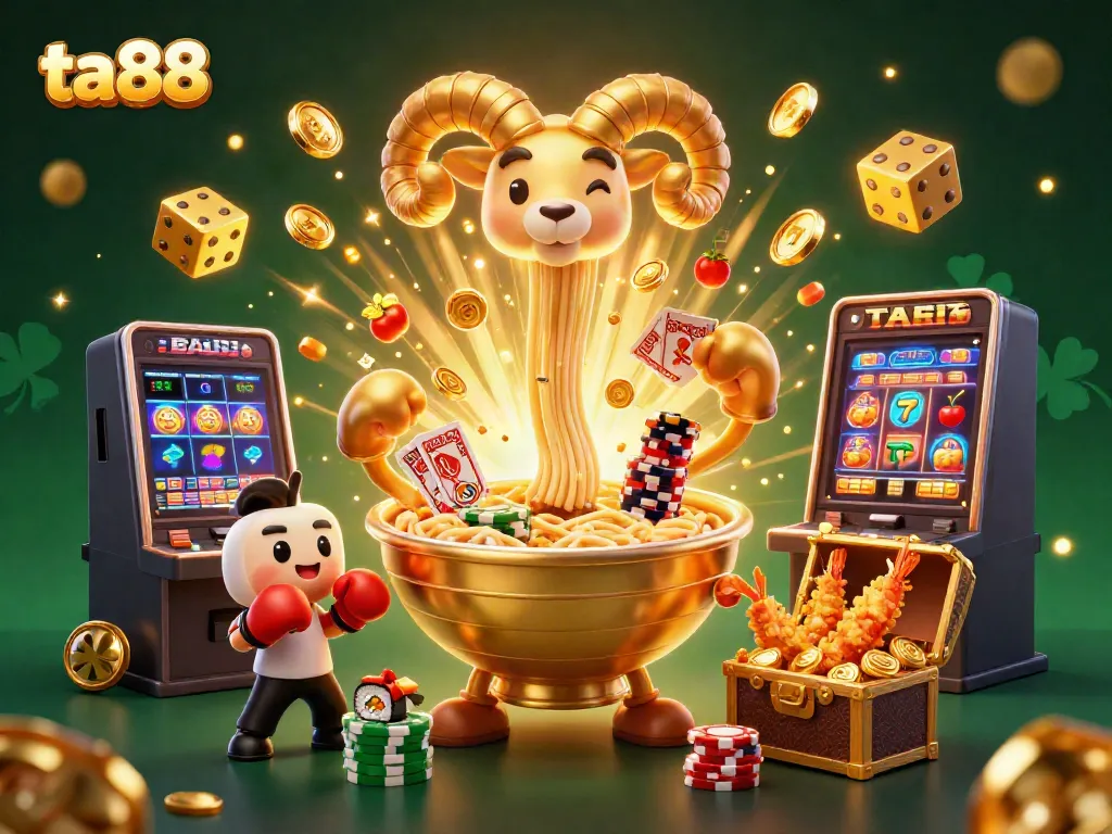 Experience the thrill of ta88 with vibrant characters and casino action in a spectacular 3D scene.