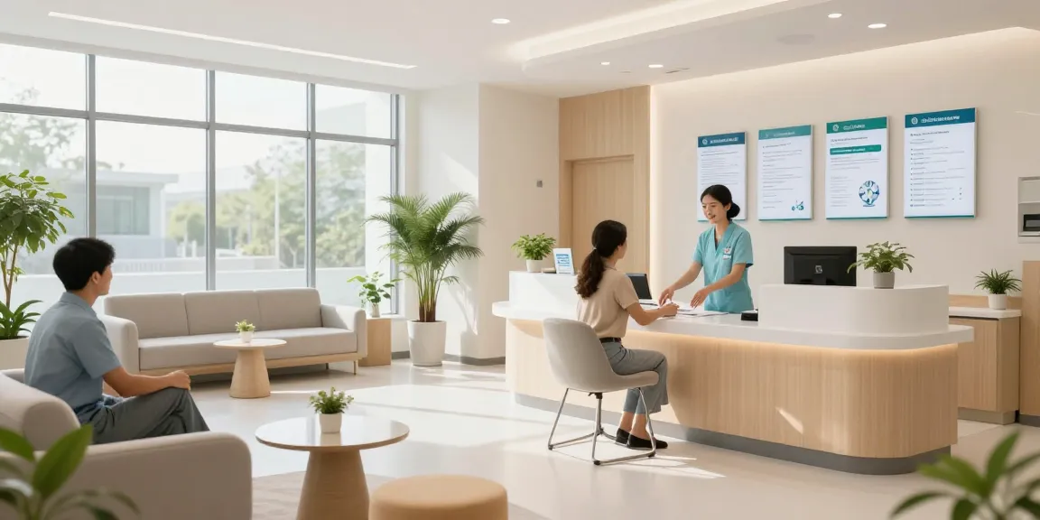 Modern healthcare environment for situs gacor, featuring patient care and medical services in a welcoming clinic.