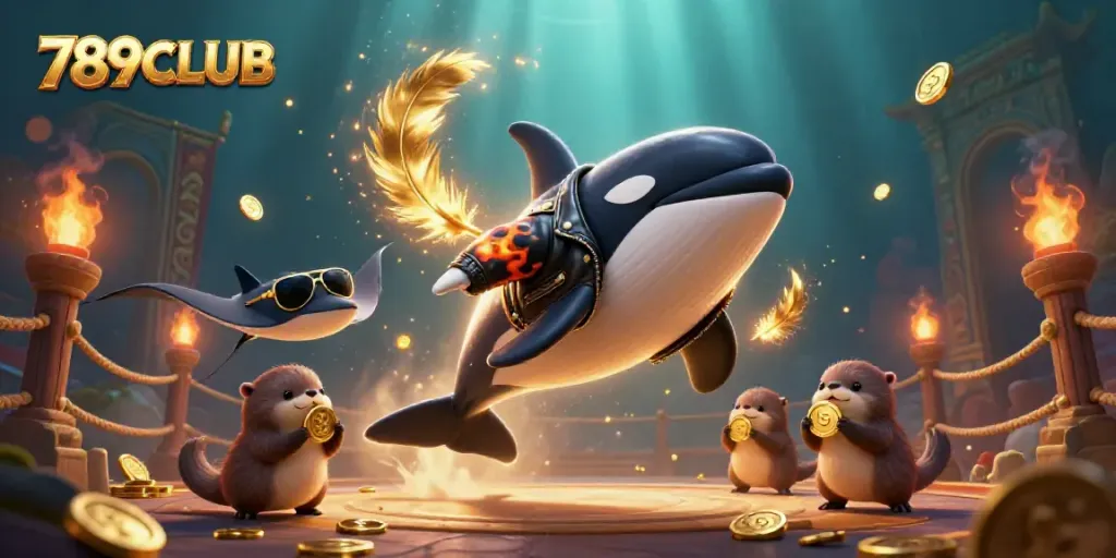 Engage in thrilling gameplay at 789CLUB with dynamic characters and glittering gold coins.