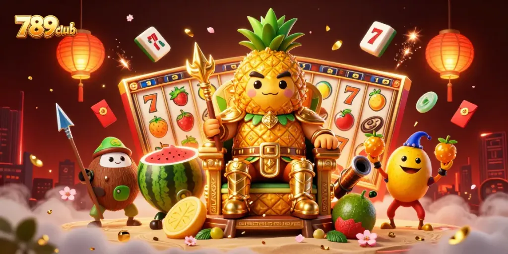Win big at 789club with a vibrant scene of gaming excitement and rich 3D illustrations.