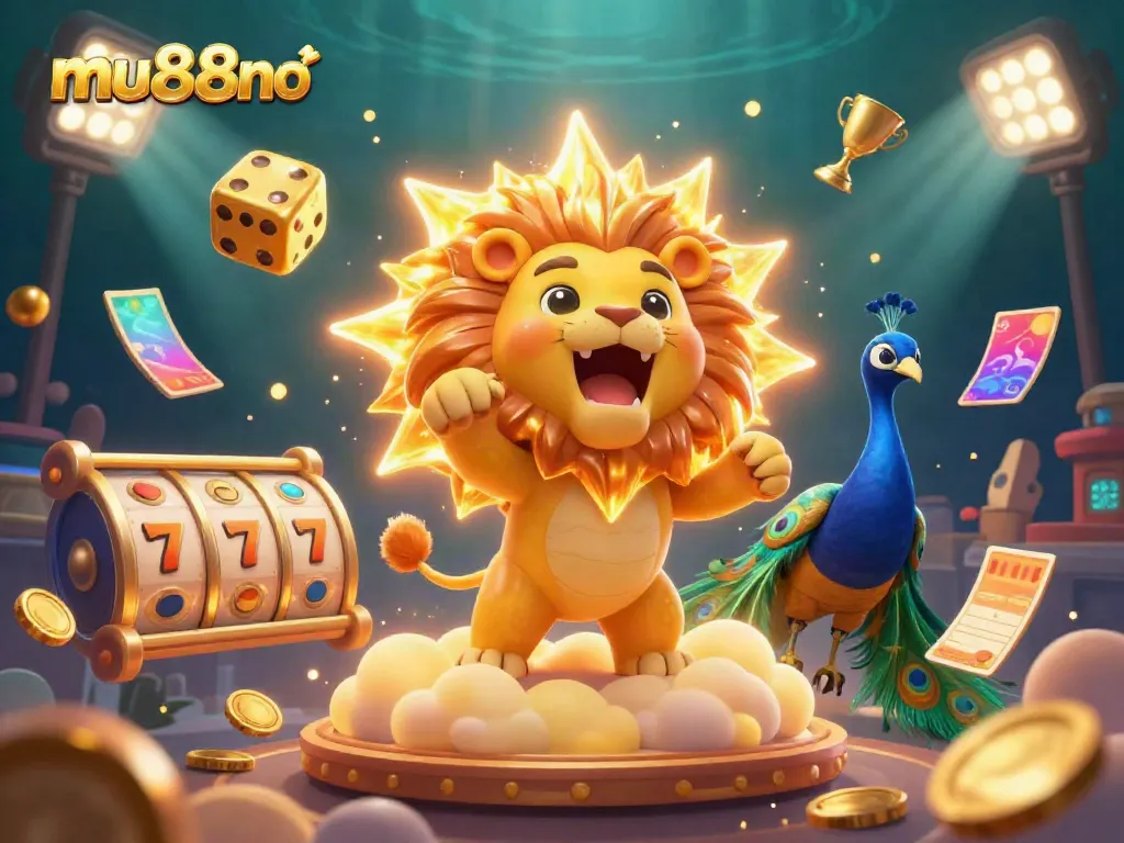 Experience thrilling gameplay at mu88no with exciting slot machines and animated casino elements!